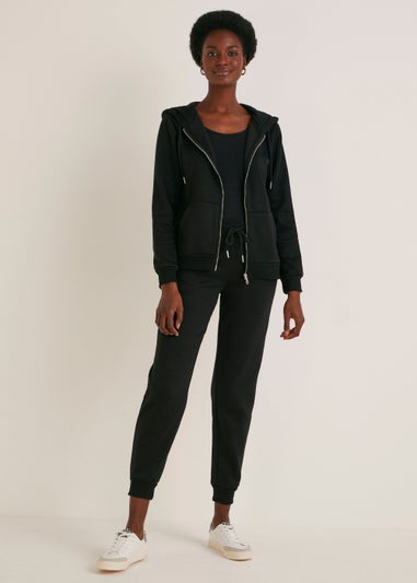 Black Zip Up Hoodie