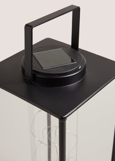 Black Solar Lantern