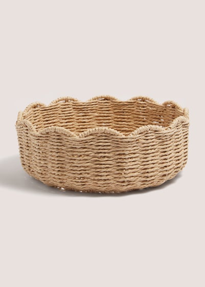 Retreat Scalloped Basket