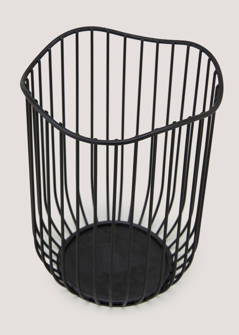 Black Organic Wire Utensil Pot