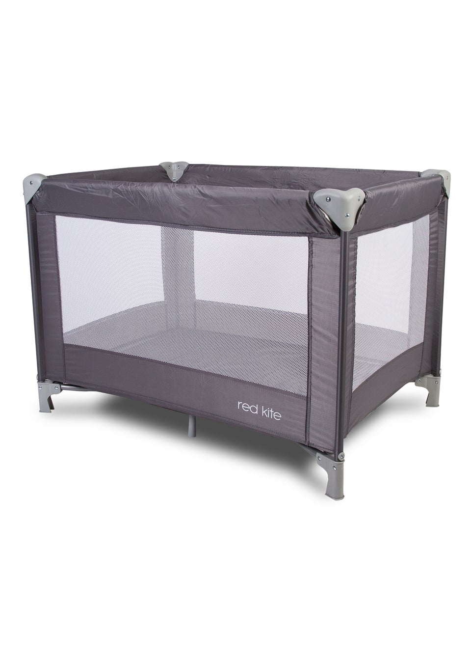 Red Kite Sleeptight Travel Cot Grey (70cm x 99cm x 70cm)